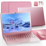 NBD 10" Mini Laptop, Windows 11, 8GB RAM, 128GB Storage, Intel Celeron Quad-Core, with Bag, Mouse, Headphone, and Mouse Pad