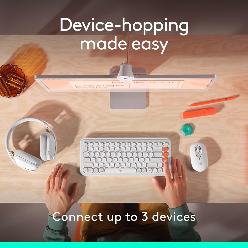 Logitech POP Mouse, Compact and Portable Wireless Bluetooth - Image 8