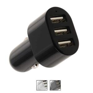 Tech and Go 4.4 Amp 3-Port Car Charger(141 0406 TG3)