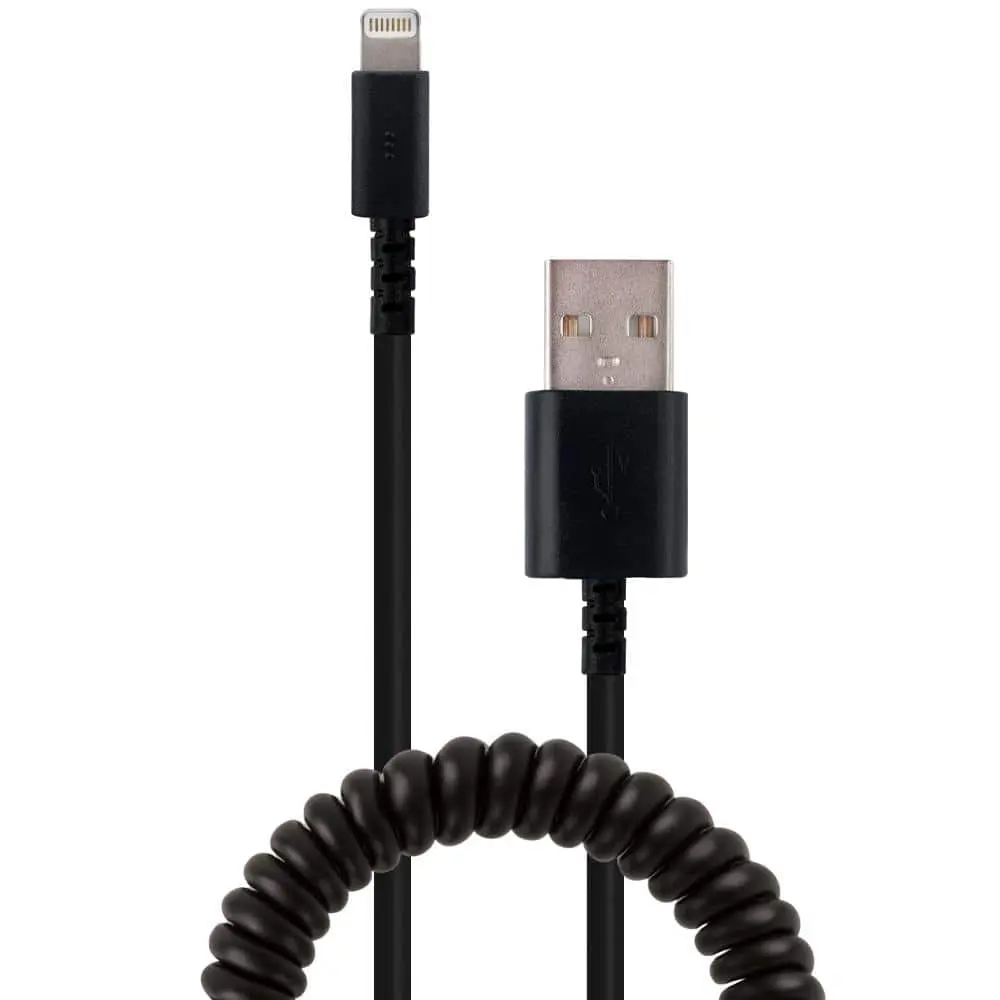 Tech and Go 3 ft. Coiled Cable for Lightning (131 0359 TG3)