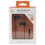 Tech and Go Metal Earphones with Mic (190 0930 TG3)