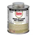 Oatey - 16 oz. Regular Clear PVC Cement California Compliant