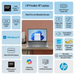 HP Pavilion 16" Laptop, Ryzen 7-8840U, 8GB RAM, 512GB SSD, Meteor Silver