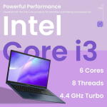 ASUS Vivobook 17.3" FHD, i3-1215U, 8GB RAM, 512GB SSD, Win 11 Home, Blue