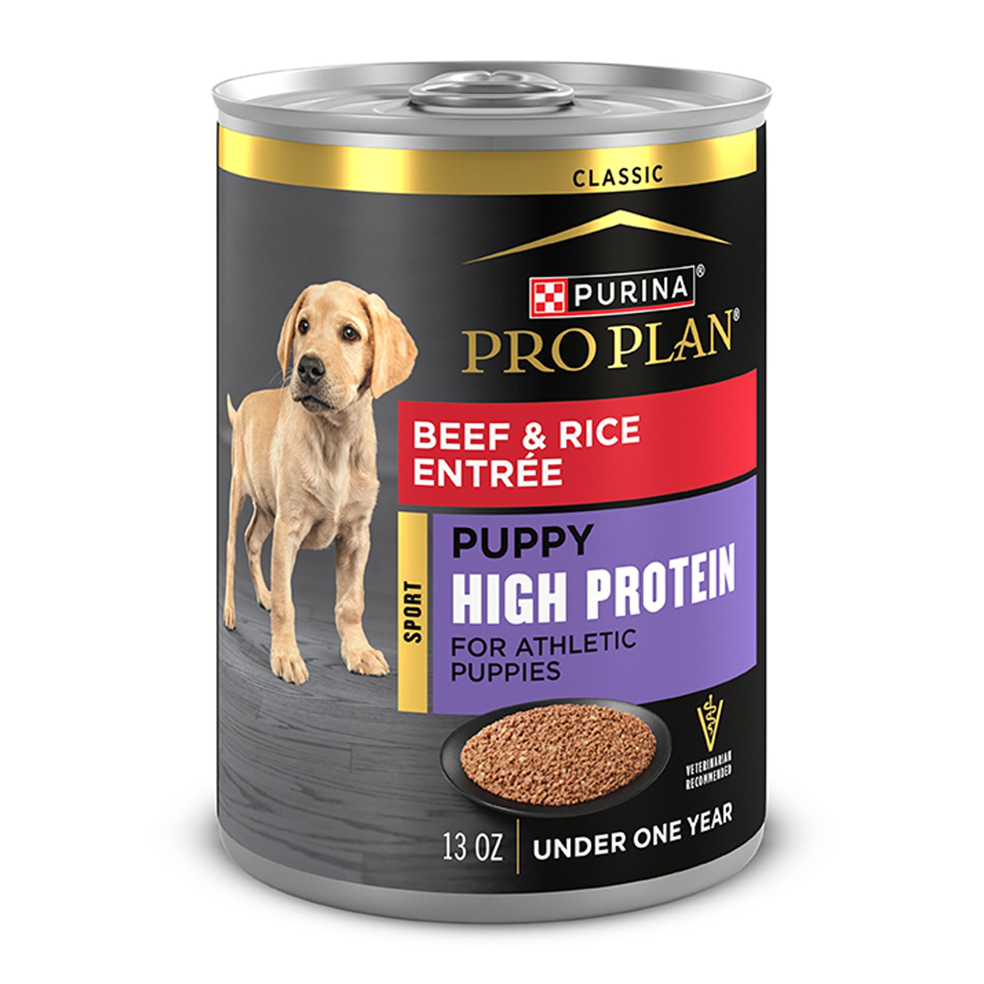 Purina Pro Plan Sport High Protein Puppy Wet Dog Food - Beef & Rice, - Image 2