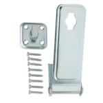 Everbilt 6 in. Latch Post Safety Hasp Zinc-Plated