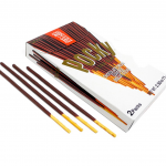 Pocky Gokuboso crispy ultra thin biscuit sticks coated in rich real chocolate