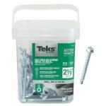 Teks #14 x 2-1/2 in. External Hex-Washer Head Drill-Point Screw (120-Pack)