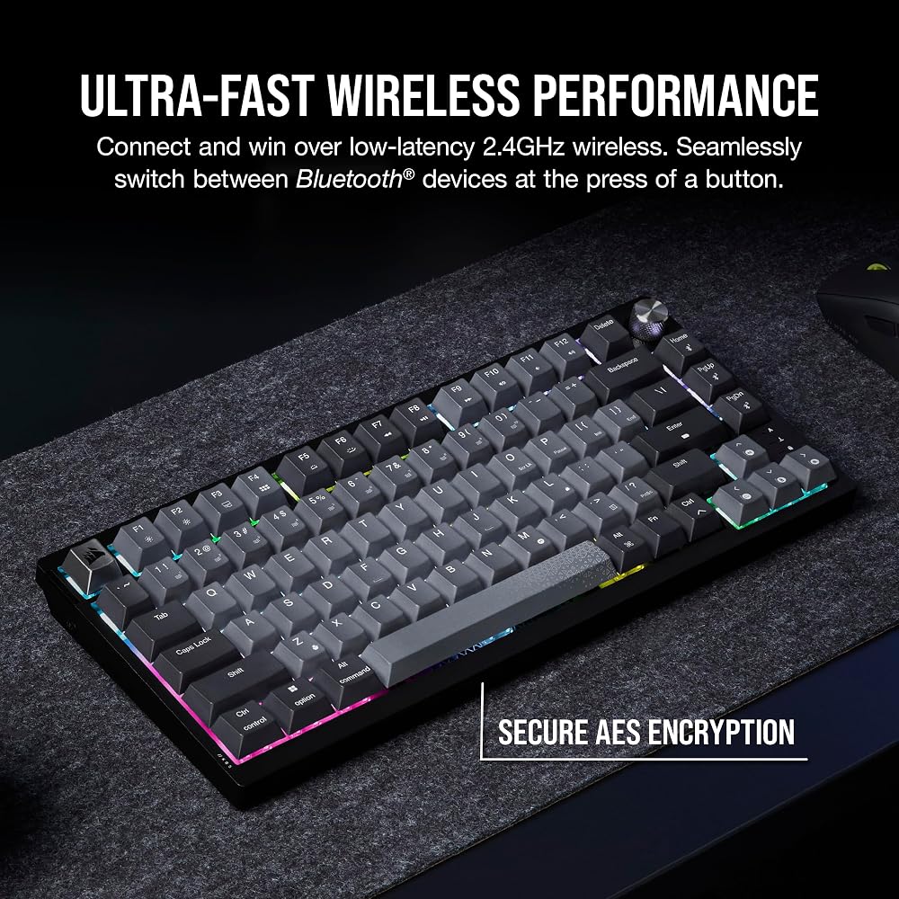 Corsair K65 Plus Wireless 75% RGB Mechanical Gaming Keyboard - Image 6