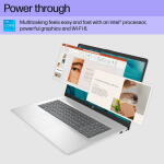 HP 17.3" FHD Laptop, Intel Core i3-N305, 8GB RAM, 256GB SSD, Windows 11 Home (17-cn3034wm)