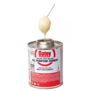 Oatey - 8 oz. Medium Milky All-Purpose ABS, CPVC, PVC Cement