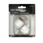 Everbilt 1/4 in. x 2-1/4 in. Toilet Bolts with Caps (1000055038)
