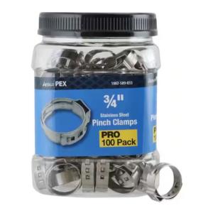 Apollo Pex 3/4" Pinch Clamp Jar ( 100-Pack )