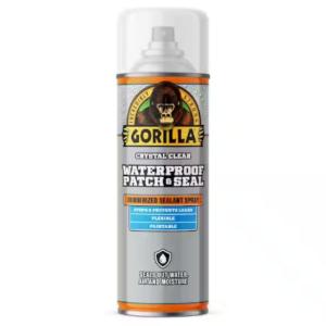 Gorilla - 14 oz. Waterproof Patch and Seal Clear Spray Paint