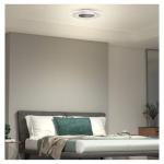 Artika Essence Disk 13 in. 1-Light Modern Chrome Integrated LED Flush Mount Ceiling Light Fixture for Kitchen or Bedroom