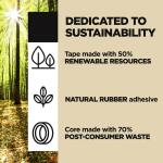 3M Scotch 1.88 in. x 60.1 Yds. Multi-Surface Contractor Grade Tan Masking Tape (6 Rolls) (2020-48TP6)