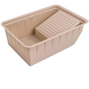 Earth Plastic 4.63 in. Plastic Mini Roller Paint Tray (MRT800-75HE)