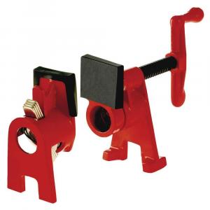 BESSEY(1-Piece Set) H-Style 1/2 in. Black Pipe Clamp Fixture