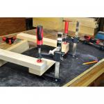 BESSEY24 in. Clutch Style Capacity Bar Clamp with Wood Handle and Throat Depth 2-1/2 in.