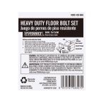 Everbilt 5/16 in. x 3-1/2 in. Heavy Duty Toilet Bowl-to-Floor Bolt Set (1000055110)