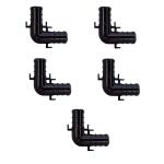 Apollo 1/2 in. Plastic PEX-B Barb 90-Degree Elbow 5-Pack (PXPAE125PK)