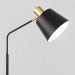 Artika 65 in. Alton Modern Standard Floor Lamp with Matte Black & Gold Finish, 1-Light Dimmable Design for Living Room