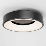 Artika Aiden 13 in. 1-Light Modern LED Flush Mount Ceiling Light Black, Integrated LED, 5 CCT For Kitchen or Bedroom (FM-AIC-HD2BL)