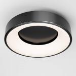 Artika Aiden 13 in. 1-Light Modern LED Flush Mount Ceiling Light Black, Integrated LED, 5 CCT For Kitchen or Bedroom (FM-AIC-HD2BL)