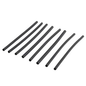Commercial Electric 3/32 in. Heat Shrink Tubing, Black (8-Pack) - HS-093B