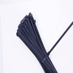 Commercial Electric 14 in. 50LB UV Black Cable Tie (500-Pack) (BR14S0-D-THD)