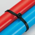 Commercial Electric 14in Standard 50lb Tensile Strength UL 21S Rated Cable Zip Ties 20 Pack UV (Black) - GT-370STB(20)