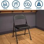 Cosco All- Steel Folding Chair, 4-Pack