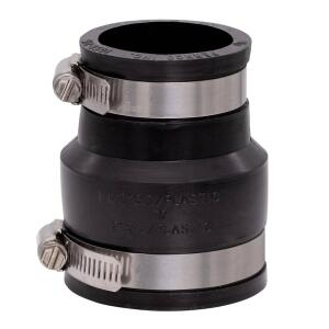 Fernco 2 in. x 1-1/2 in. DWV Flexible PVC Coupling (P1056-215)