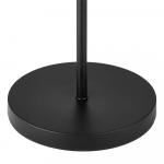 Hampton Bay 70 in. Black 2-Light Mother Daughter Torchiere Floor Lamp with Plastic Shade