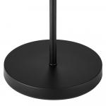 Hampton Bay 1-Light Torchiere Floor Lamp in Black, 70 inches tall with a Plastic Shade