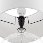 Hampton Bay 21.5 in Windmere Clear Glass Table Lamp