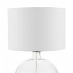 Hampton Bay 21.5 in Windmere Clear Glass Table Lamp