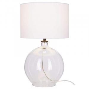 Hampton Bay 21.5 in Windmere Clear Glass Table Lamp