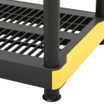 HDX 5-Tier Easy Assembly Multi-purpose Plastic Garage Storage Shelving Unit in Black (36 in. W x 74 in. H x 18 in. D) (241592)