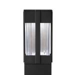 Home Decorators Collection Sumner 20 Lumen Black LED Weather Resistant Outdoor Solar Path Light with Glass Lens 4-Pack (94301-W22-4PK)