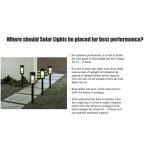 Home Decorators Collection Sumner 20 Lumen Black LED Weather Resistant Outdoor Solar Path Light with Glass Lens 4-Pack (94301-W22-4PK)