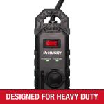 Husky 8 ft. 14/3 Heavy Duty 6-Outlet 2100 Joule Surge Protector, Black (YLPT-154)