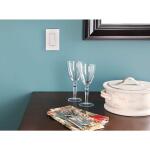 Lutron Claro 1 Gang Wall Plate for Decorator/Rocker Switches, Gloss, Black (CW-1-BL) (1-Pack) - CW-1-BL