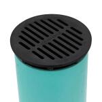NDS 6 in. Plastic Round Drainage Grate in Black (40)