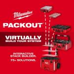 Milwaukee 24 in. x 18 in. Black PACKOUT Dolly Multi-Purpose Utility Tool Cart