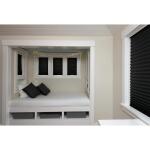 Redi Shade Black 48 in. x 72 in. Blackout Paper Cordless Temporary Blind/Shade (3153191HD)