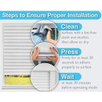 Redi Shade Cut-to-Size Black Cordless Blackout Privacy Temporary Shades 36 in. W x 72 ( 3203094)