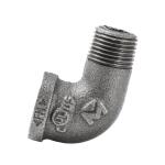 Southland 1/2 in. Black Malleable Iron 90 Degree FPT x MPT Street Elbow Fitting (520-303HN)