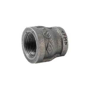 Southland 3/4 in. x 1/2 in. Black Malleable Iron FPT x FPT Reducing Coupling Fitting (521-343HN)