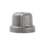 Southland 1/2 in. Black Malleable Iron Cap Fitting (521-403HN)